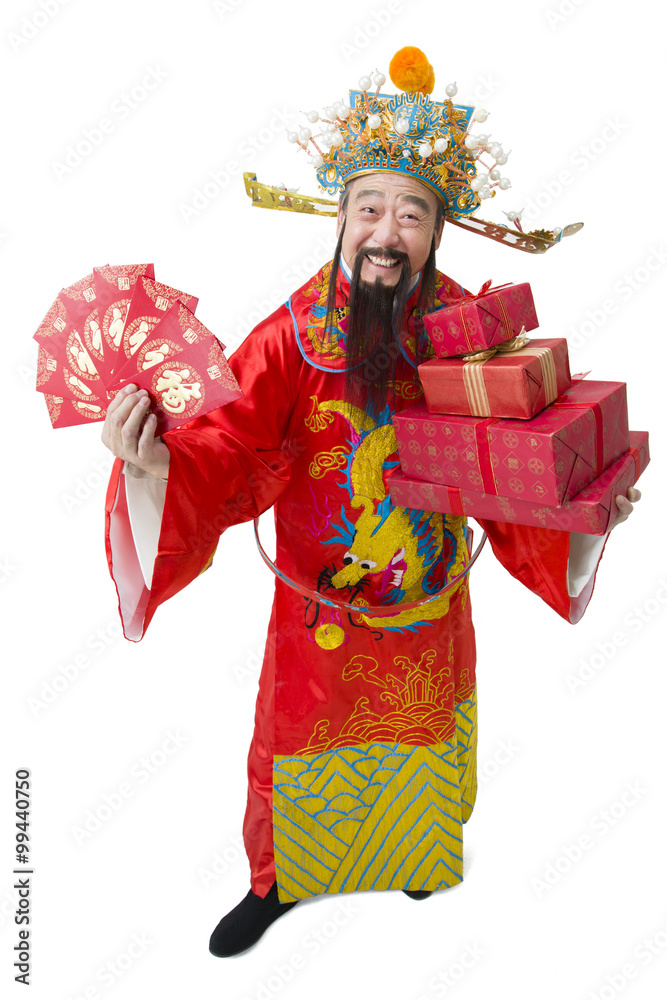中国财神庆祝中国新年