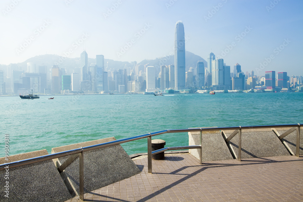中国香港维多利亚港美景