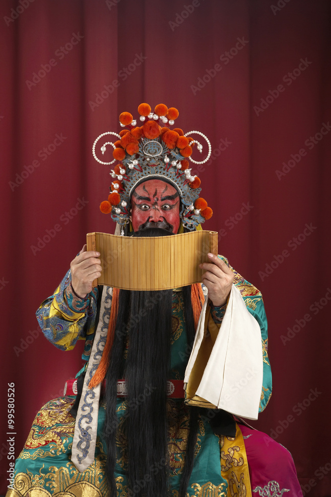 中国古代京剧将军光公，代表保护和财富