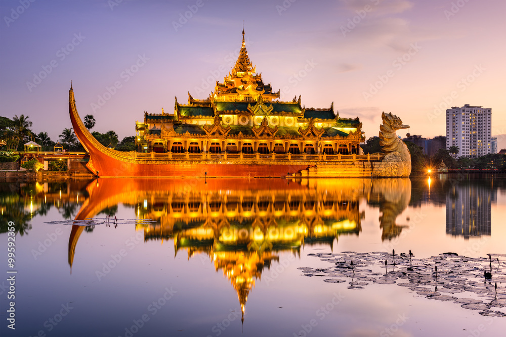 Palace of Yangon, Myanmar