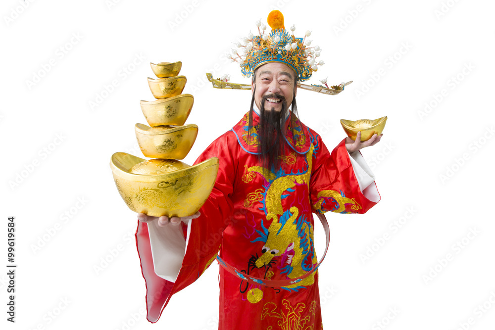 中国财神庆祝中国新年