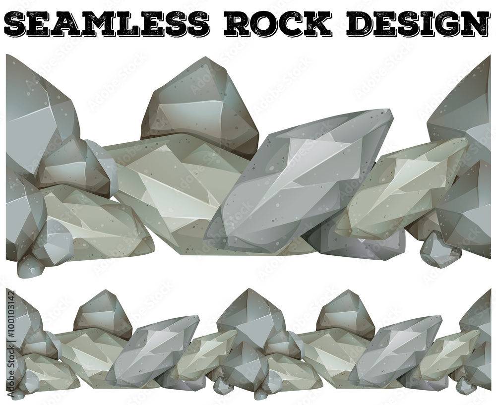无缝灰色岩石设计