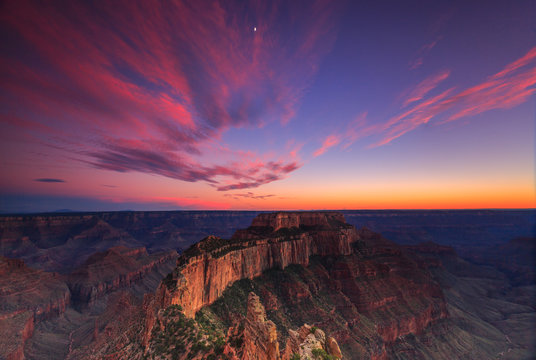 sunset from Grand Canyon