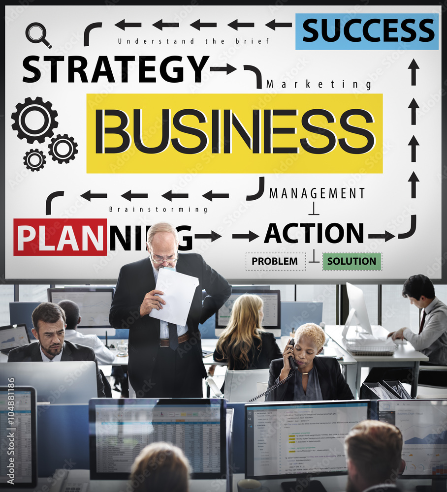 商业规划战略成功行动理念
