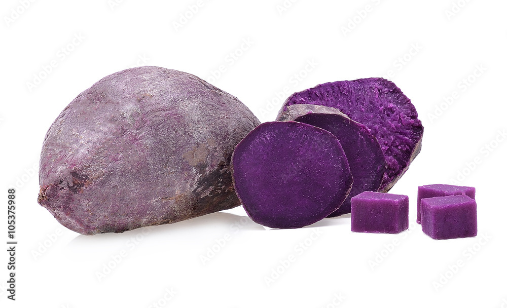 白底紫甘薯