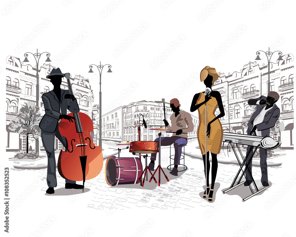 老城区音乐人的街头系列。