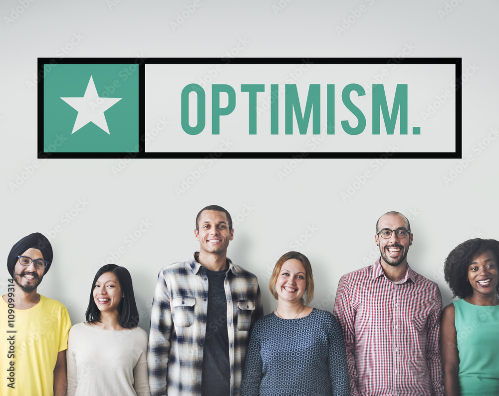 Optimism Motivated Faith Attitude Positive Concept