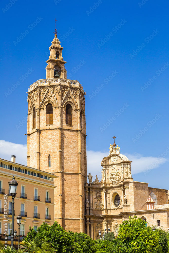 西班牙巴伦西亚的钟楼