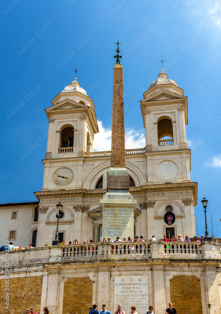 罗马的Trinita dei Monti教堂