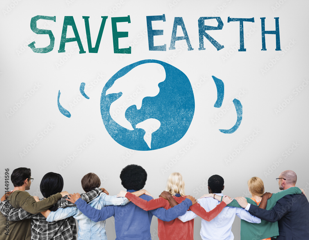 保护、拯救地球、自然、地球概念