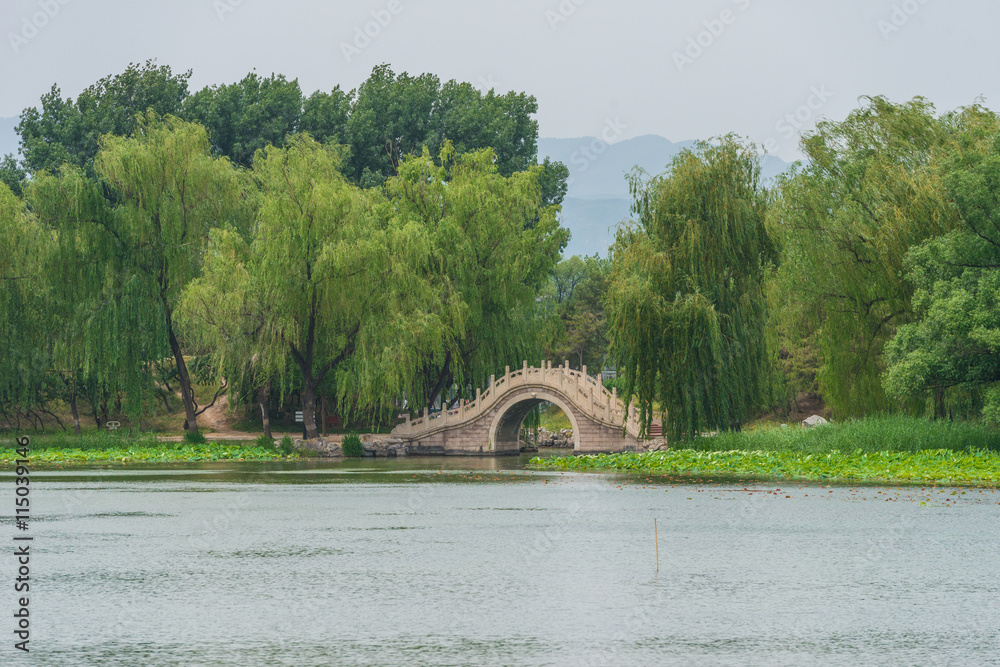 北京圆明园古桥