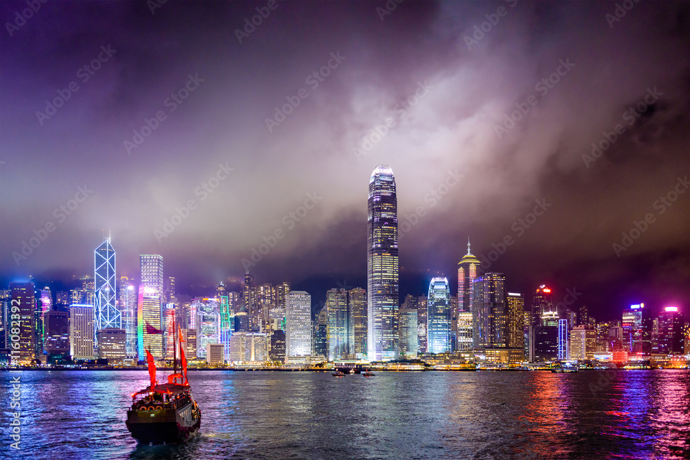 中国香港城市景观