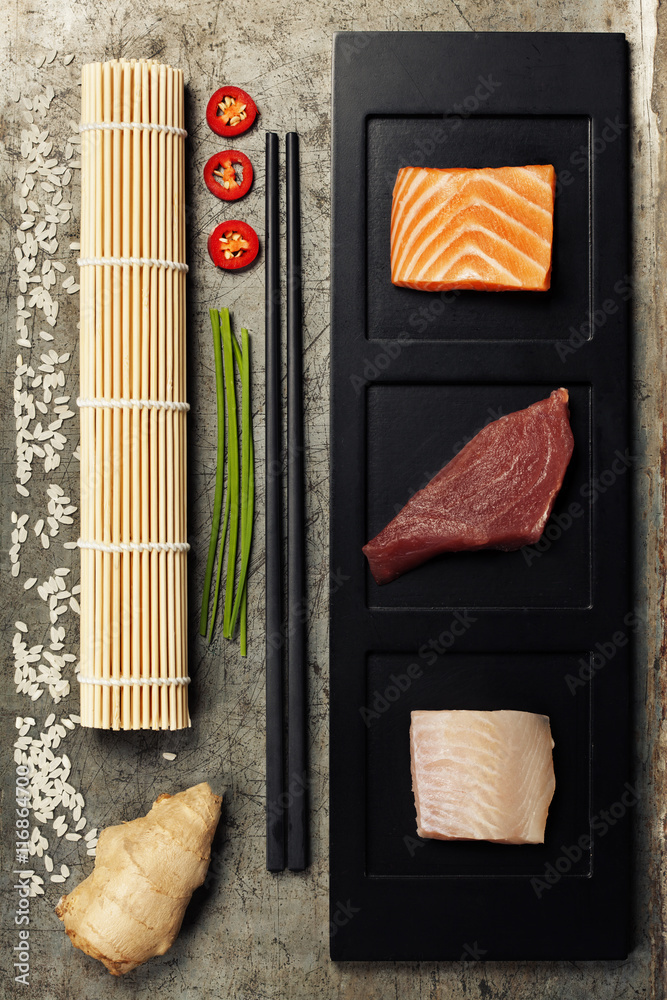 生鱼片和寿司原料的种类