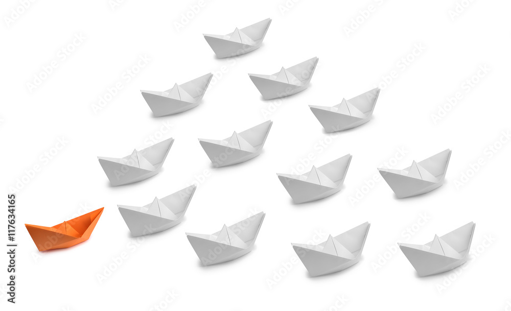 纸船作为领导力的概念