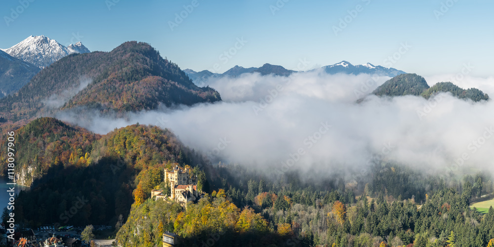 巴伐利亚城堡景观