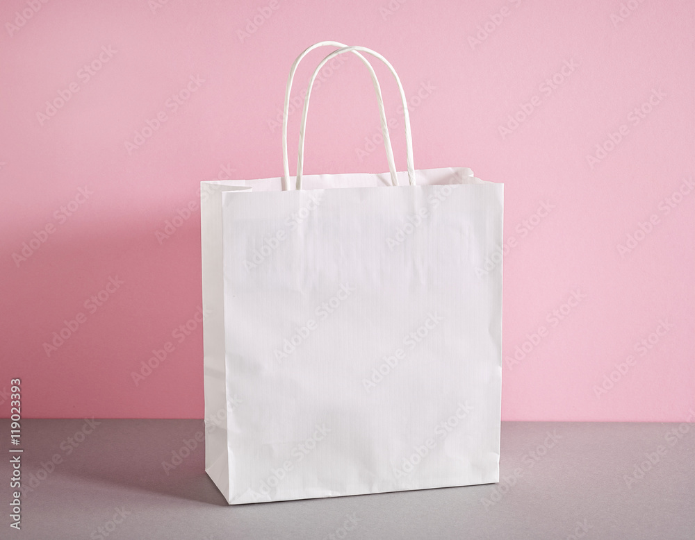 白纸购物袋