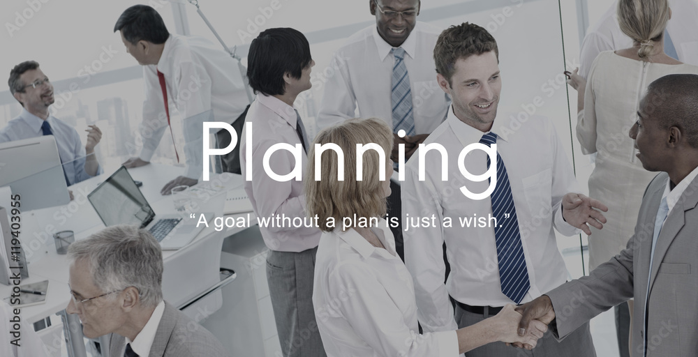 规划战略愿景计划运营过程概念
