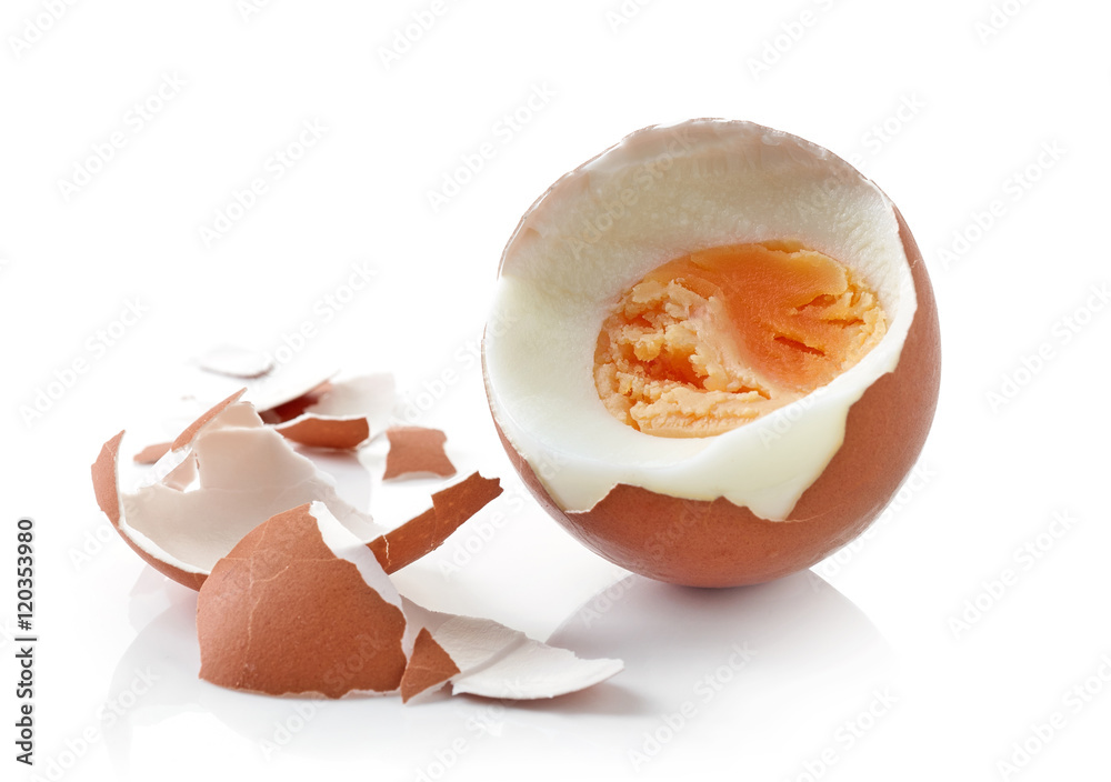 白底煮鸡蛋