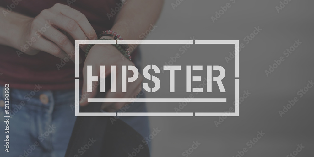 Hipster Stylish Modern Fashion Concept