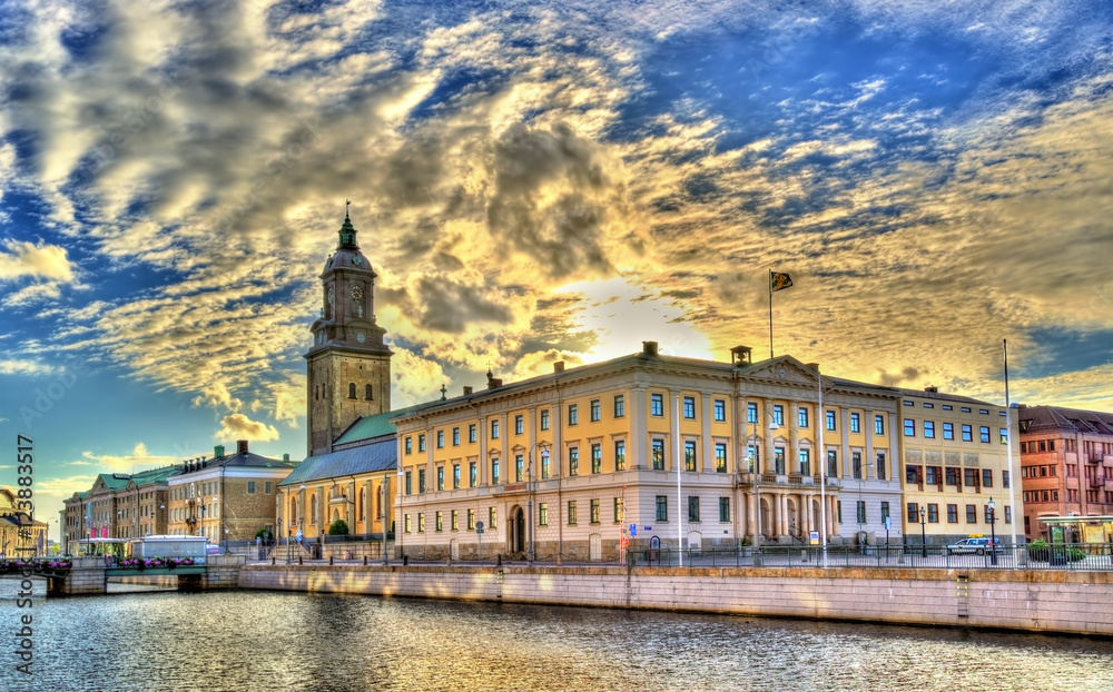 哥德堡市政厅和德国教堂-瑞典