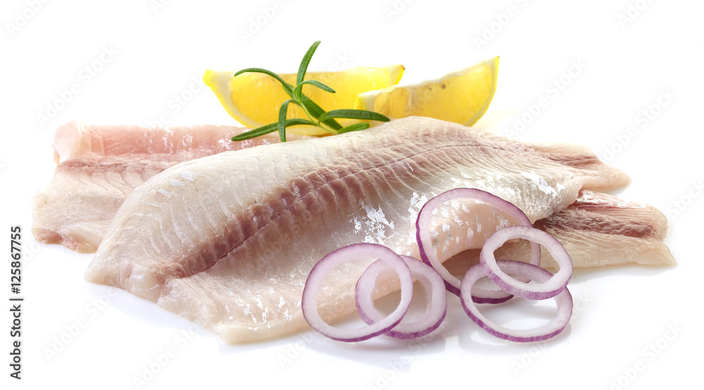 fresh raw fish fillet