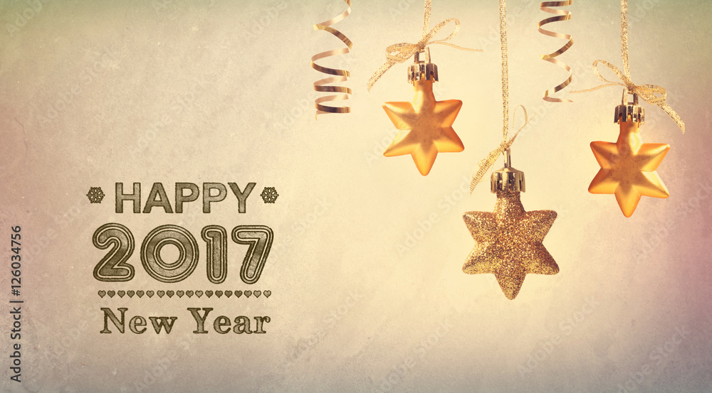 2017年新年快乐，星光熠熠