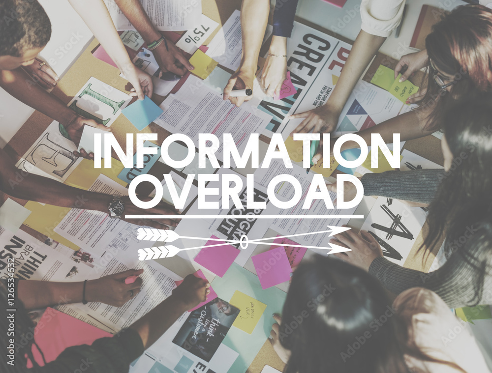 Information Overload Data Info Management Concept