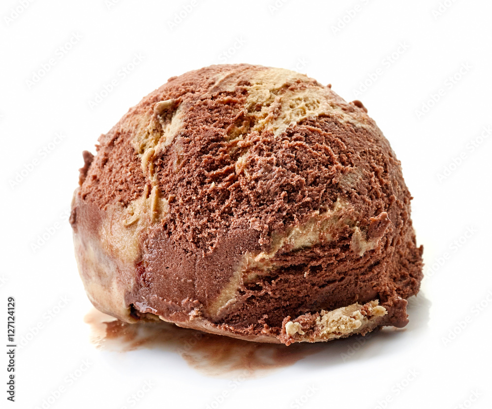 巧克力花生冰淇淋球