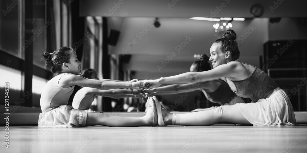 芭蕾舞演员芭蕾舞实践纯真的概念