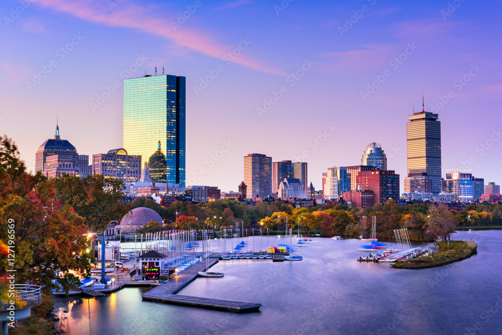 波士顿-马萨诸塞州天际线