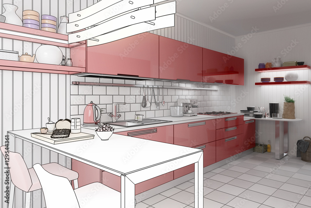 Meine Küche in Rot (Projekt)