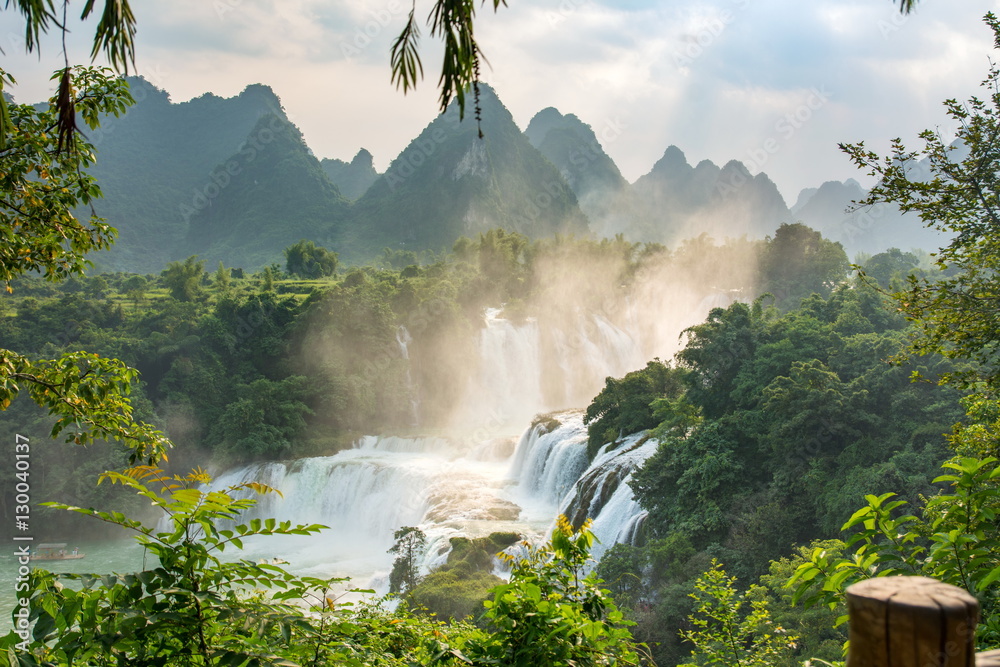 Detian waterfalls in Guangxi province China