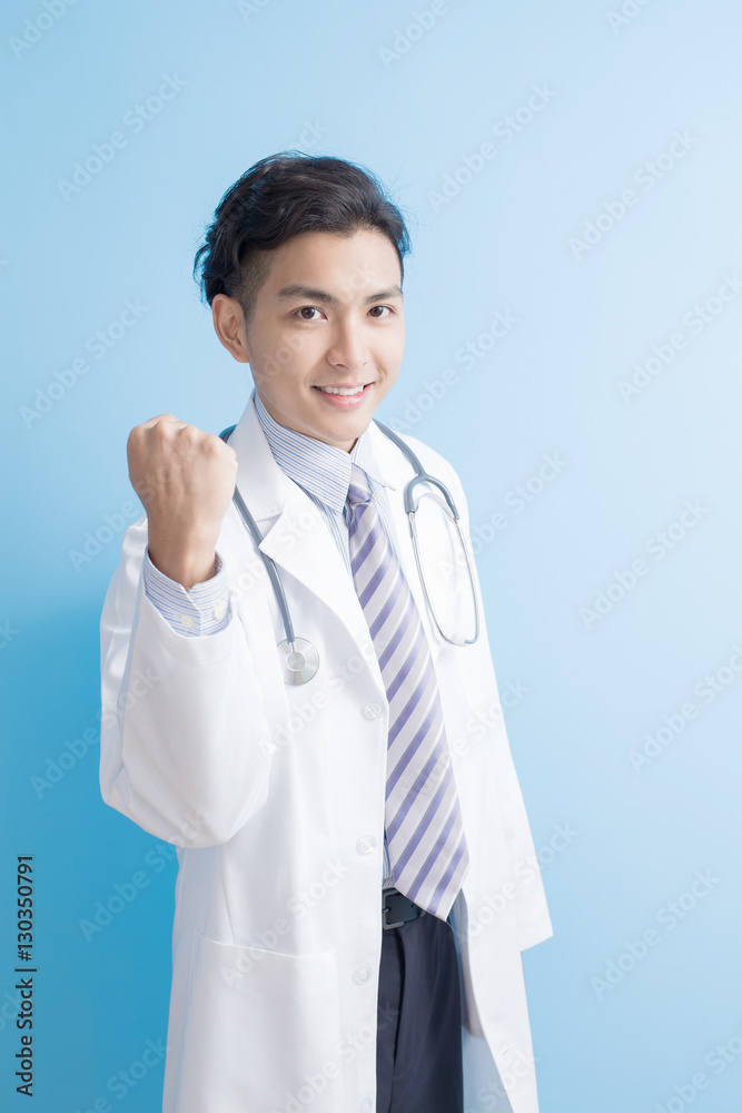 doctor show fist to you