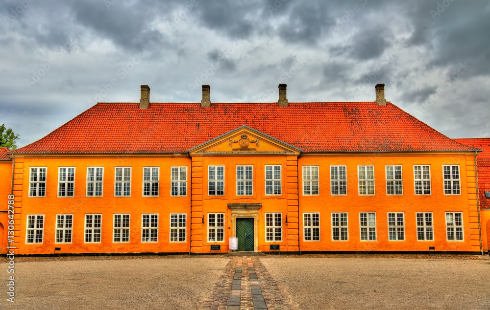 Former Royal Mansion, now Contemporary Art Museum in Roskilde, D