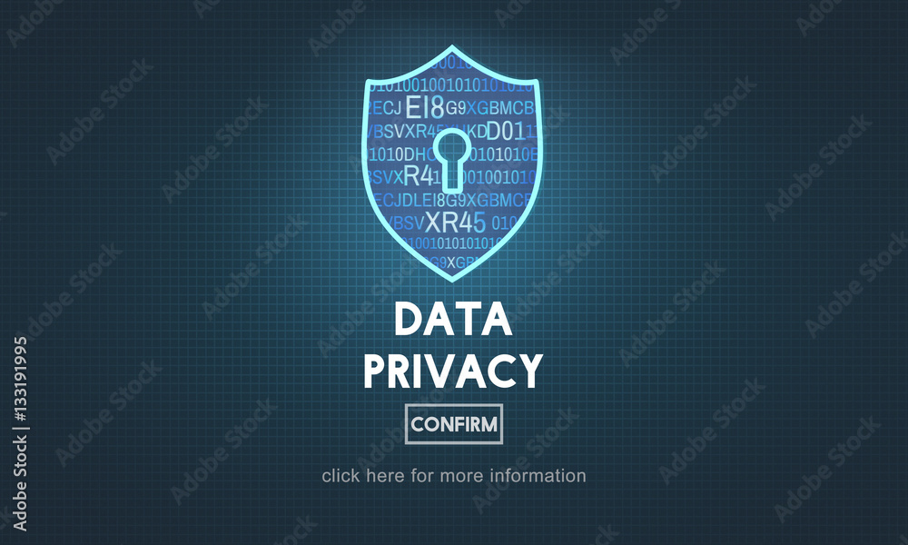 Data Privacy Online Security Protection Concept