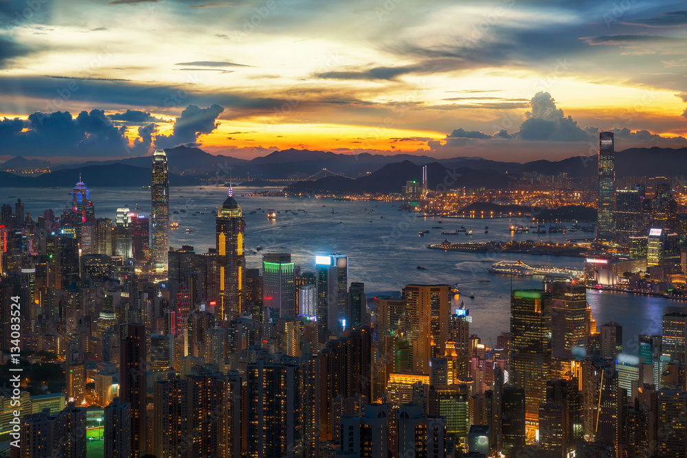 香港九龙城市风貌