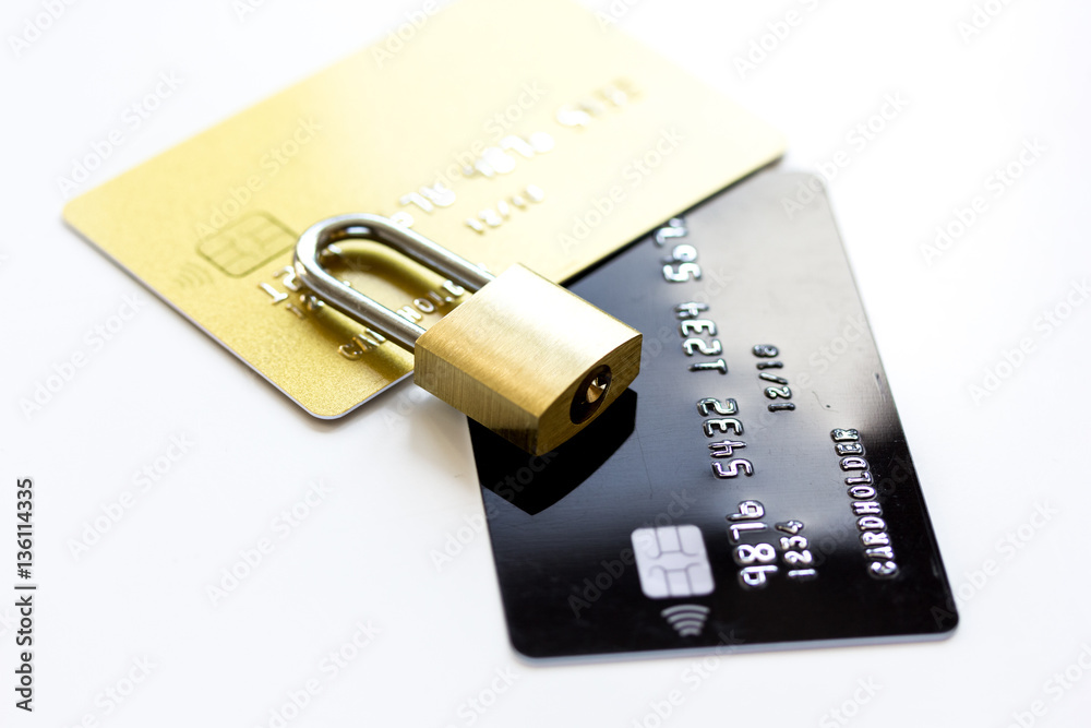 信用卡带锁关闭-网上购物