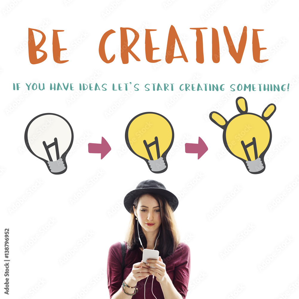 Be Creative Design Inspiration Invention Concept