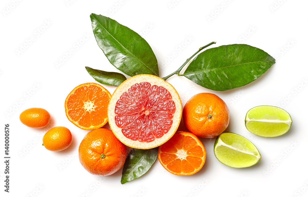 各种柑橘类水果