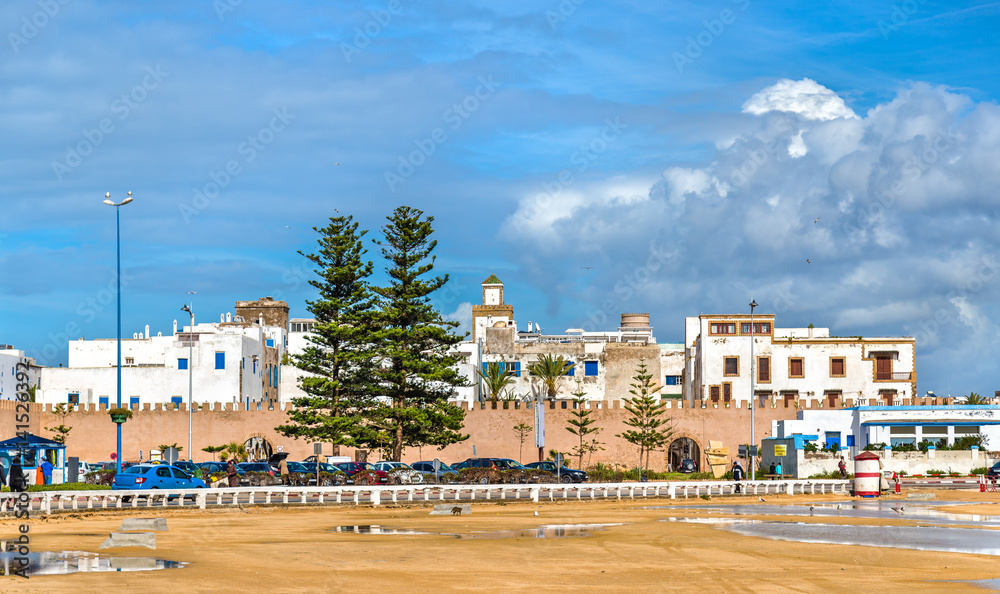 摩洛哥联合国教科文组织世界遗产Essaouira的城市景观