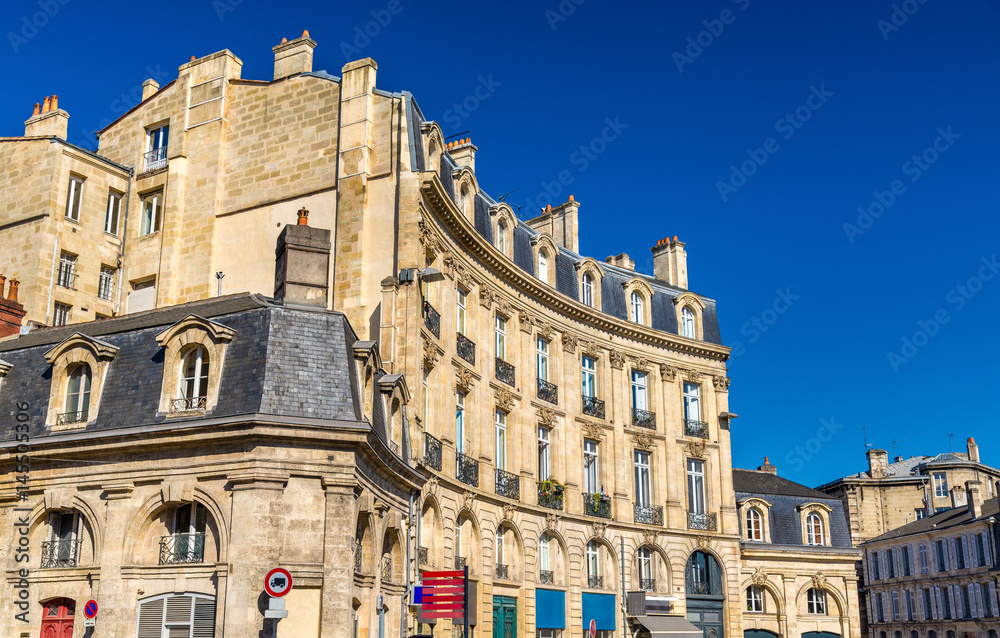 法国波尔多历史中心的建筑