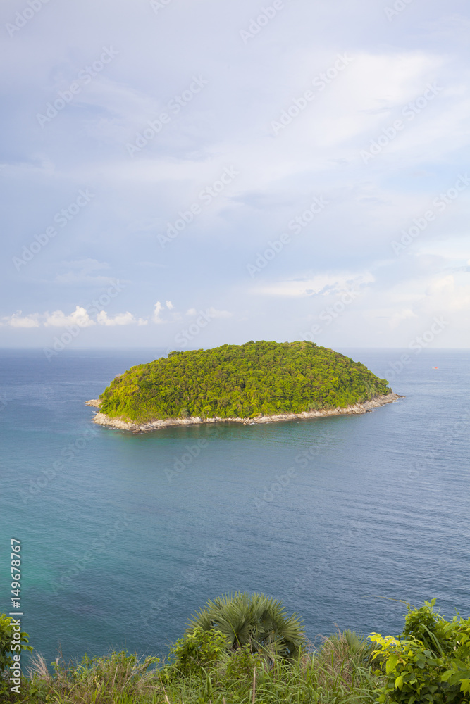 泰国普吉岛的热带岛屿。