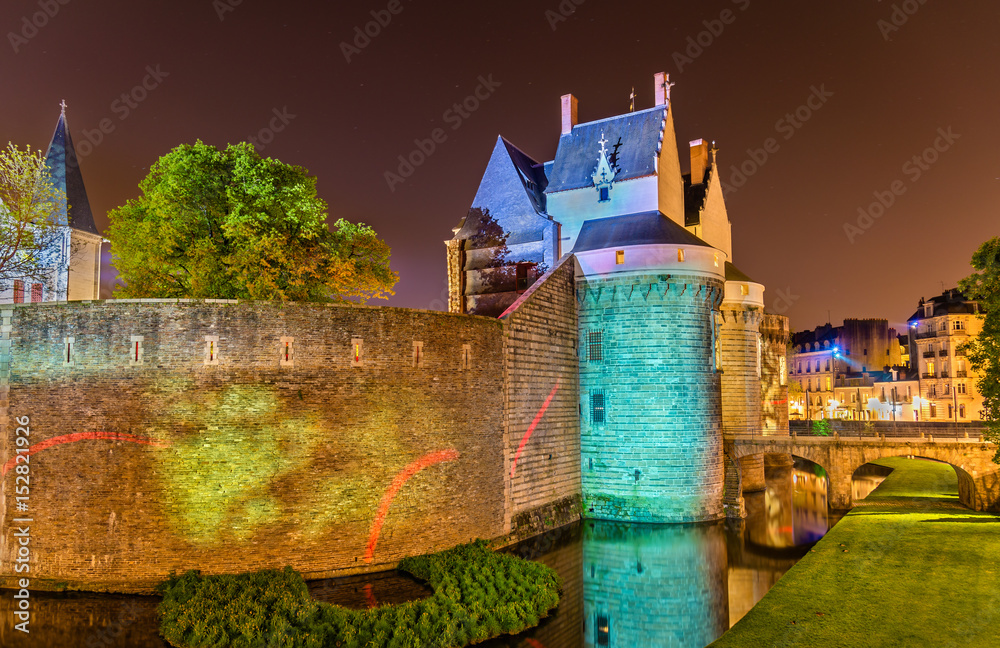 Chateau des ducs de Bretagne in Nantes, France