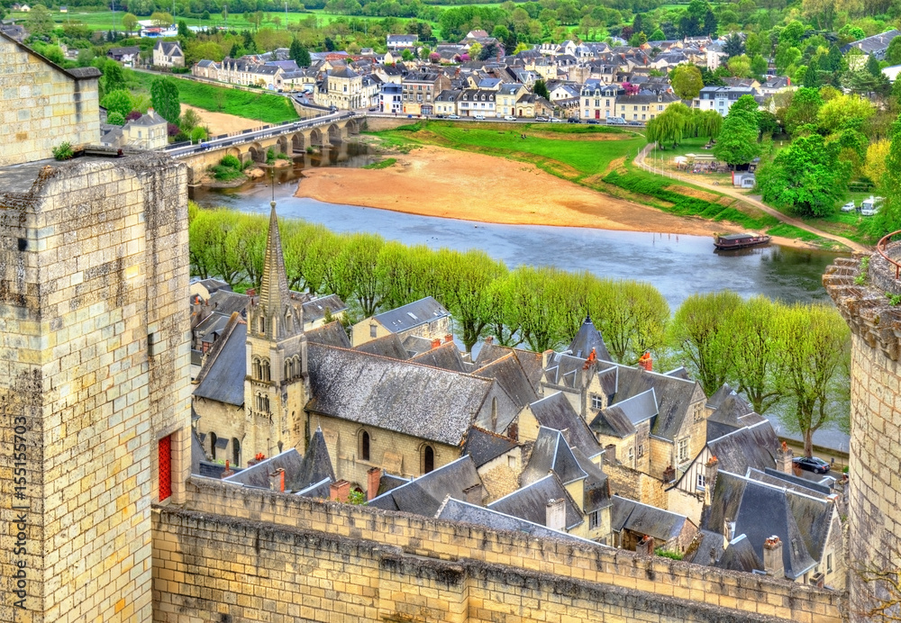 法国卢瓦尔河谷的奇农城堡
