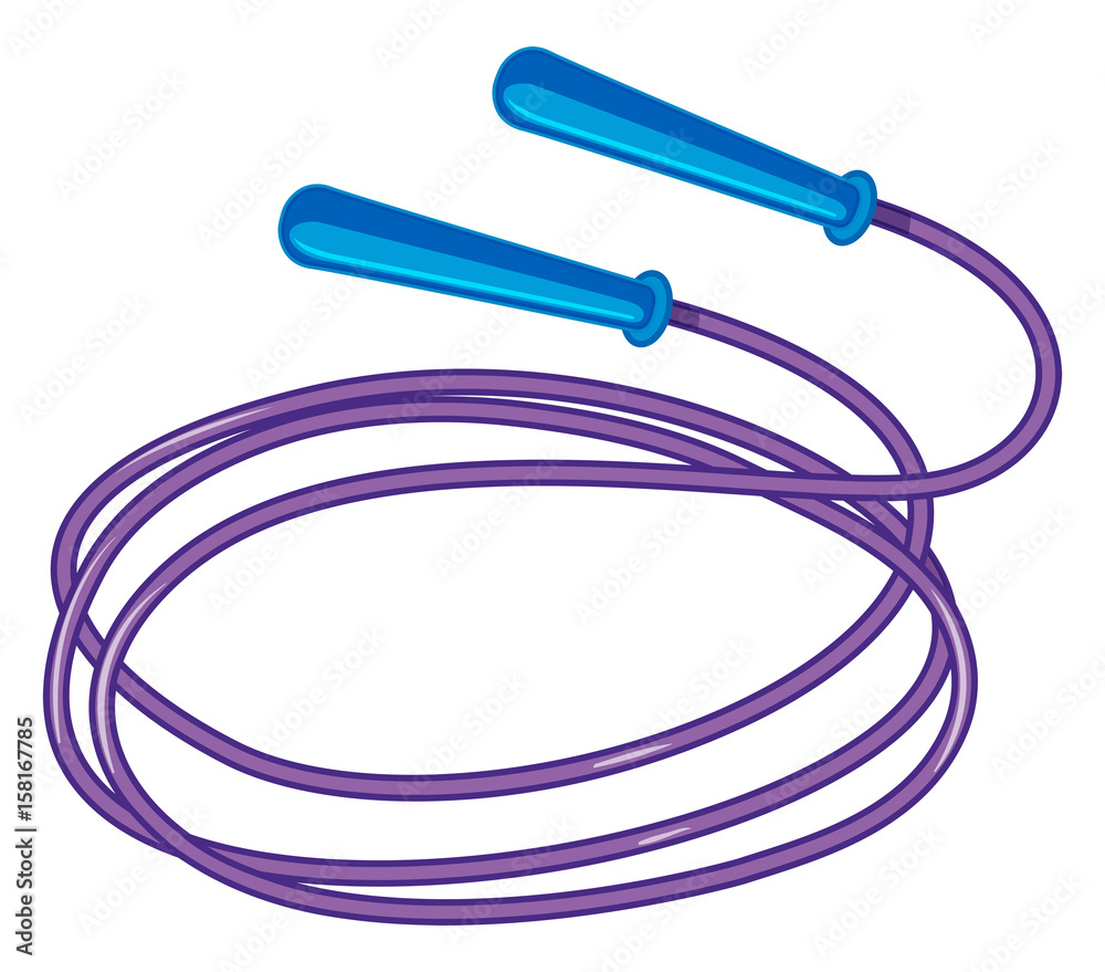 紫色跳绳