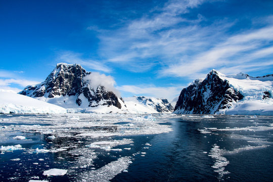 Beautiful landscape in Antarctica