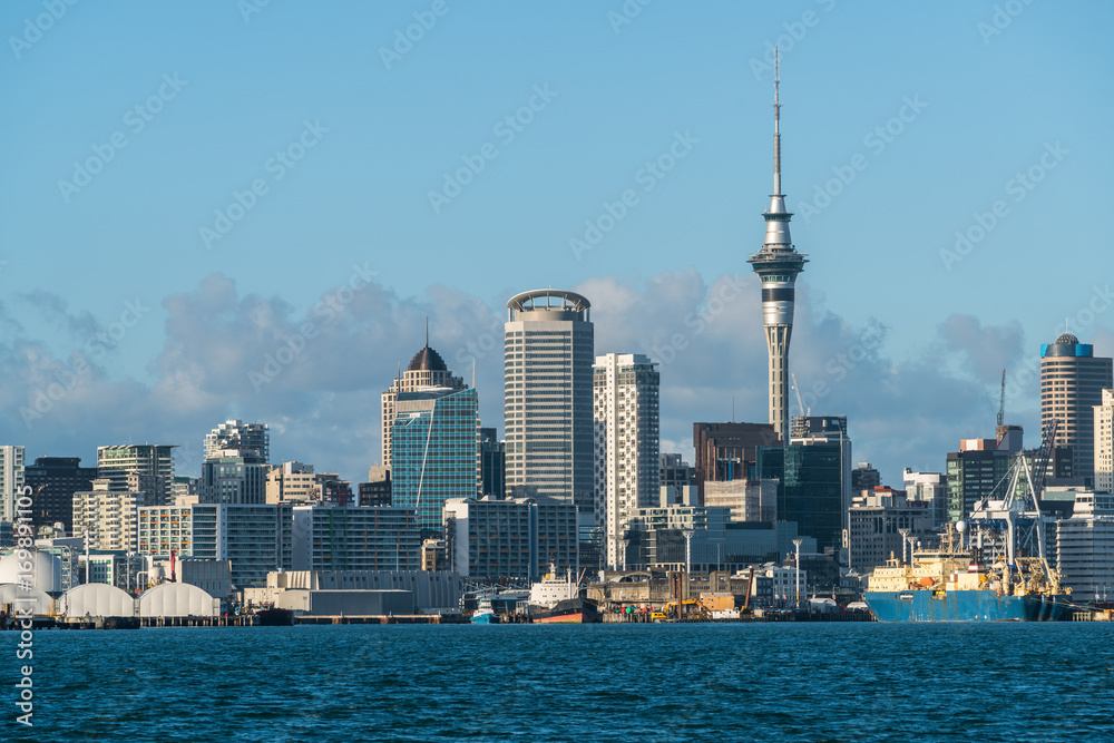 新西兰奥克兰城市天际线