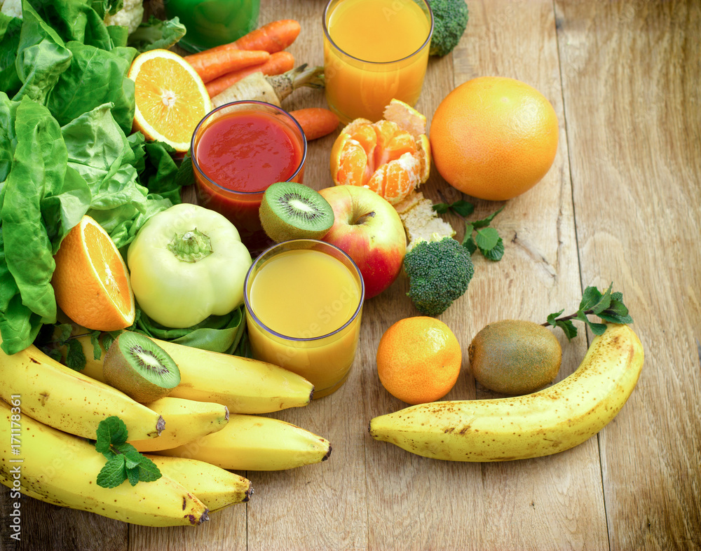 健康饮食-健康饮料的有机果蔬类成分-饮料