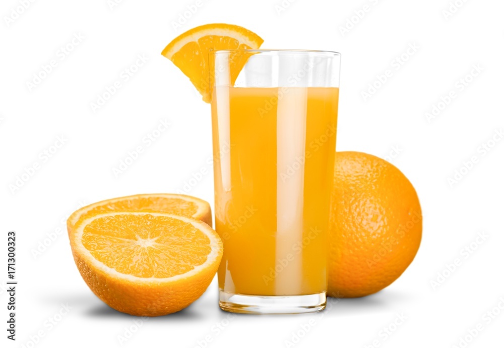 橙汁。
