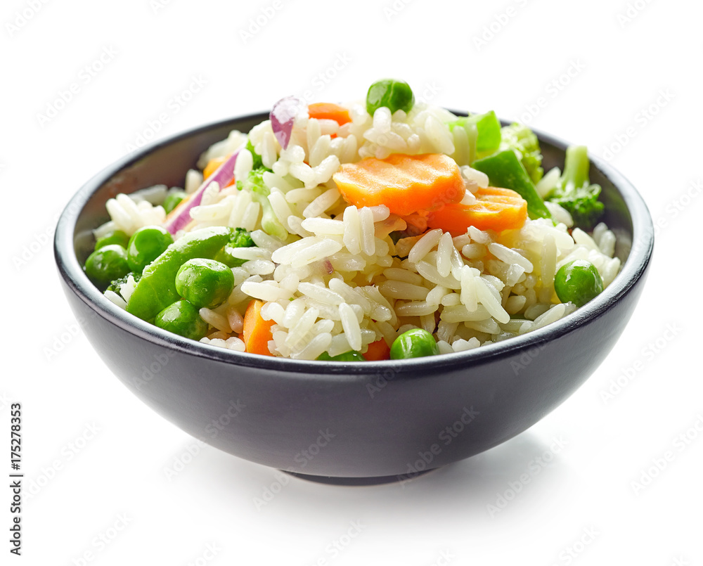 一碗蔬菜煮米饭